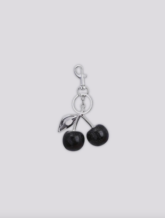 BLACK CHERRY BAG CHARM